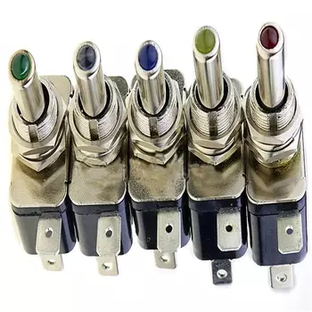 Подсветка LED тумблер 12В 20А