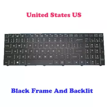 Подсветка US UK FR GR JP RU Клавиатура для MediaBook Hyperion N960K NH50VPS NH58 NH79EJQ V150PNP V175PN X170KM черная с рамкой Новинка