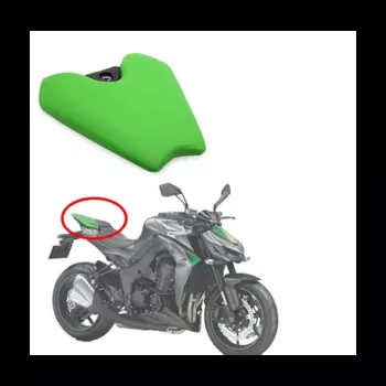 Подушка для заднего пассажирского сиденья мотоцикла из ПУ для Kawasaki Z1000 2014 2015 2016 2017 2018 2019 (зеленая)
