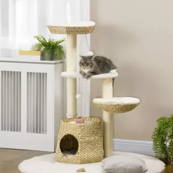 Подвесная Когтеточка Sisal, 47 дюймов, для кошачьего дерева и кошек