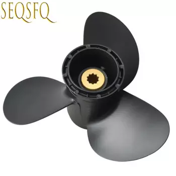 Подвесной пропеллер 58100-93733-019 9 1/4x10 для мотора Suzuki 8/9, 9/HP, винт из алюминиевого сплава, 3 лопасти, 10 шпанов, морской