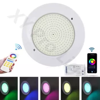 Подводная лампа, настенное украшение для бассейна, мощность 35 Вт, RGB, IP68, с дистанционным управлением
