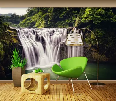 Пользовательские обои 3D, река, водопад для гостиной, спальни, фоновые обои для телевизора, водонепроницаемые обои