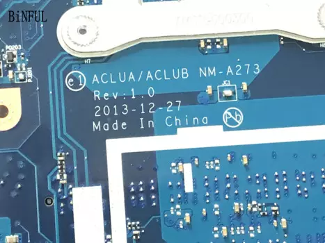 Полная функциональная материнская плата для ноутбука ACLUA / ACLUB NM-A273 для LENOVO ideapad Z50-70 CPU/I3-4005U 820M 2GB.