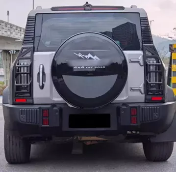 Полноразмерная Крышка для запасной шины автомобиля, утолщенная задняя крышка из нержавеющей стали подходит для Jetour Traveler T2 2023 2024 Jetour T2