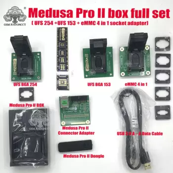 Полный комплект Medusa Pro 2 / II + стандартная розетка UFS + разъем EMMC 4 в 1
