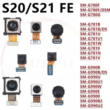 Полный комплект основной и фронтальной телефото широкоугольной камеры гибкий кабель для Samsung Galaxy S20 S21 FE 4G G780 G781 G990
