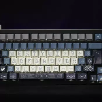 Полный Набор колпачков для клавиш Cherry Height PBT термосублимация DIY для 61 87 98 104 108 клавиш механическая клавиатура