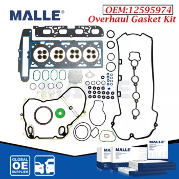 Полный ремонтный комплект прокладок двигателя для Buick New Regal Lacrosse 2,0 2,4 Malibu Chevrolet Captiva GL8 2,4 LTD, автомобильные аксессуары 12595974