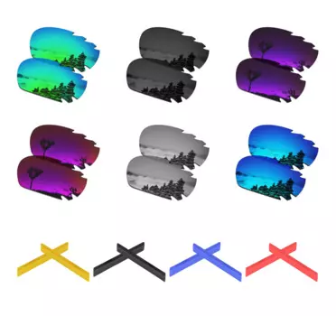 Поляризованные Сменные линзы SmartVLT для солнцезащитных очков Oakley Jawbone с отверстиями, несколько вариантов