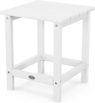 POLYWOOD ECT18WH Приставной столик Long Island 18 дюймов, белый