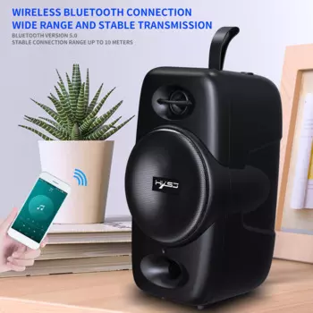 Портативная беспроводная Bluetooth-колонка, настольная голосовая коробка, бас-пистолет, звуковая система, поддержка вызовов/функции TWS, сабвуфер Caixa De Som