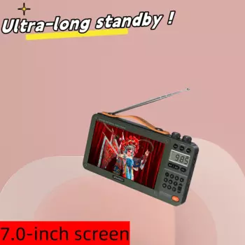 Портативная беспроводная Bluetooth-Колонка SANSUI F51, с экраном 7 дюймов