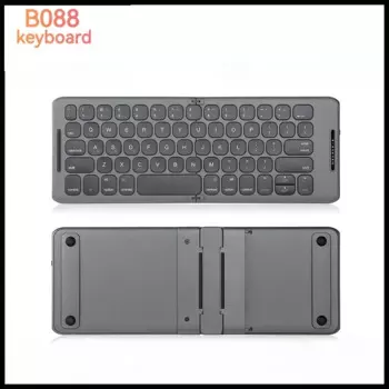 Портативная беспроводная мини-клавиатура YP B088, двухскладная бесшовная Bluetooth-клавиатура для Windows, Android, IOS, планшетов, ipad, телефонов