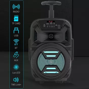 Портативная Bluetooth-колонка, 60 Вт, с микрофоном