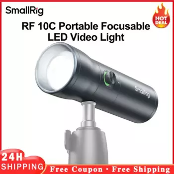 Портативная фокусируемая фотовспышка SmallRig RF 10C с разрешением 5600K и фильтрами 20 шт., 4634