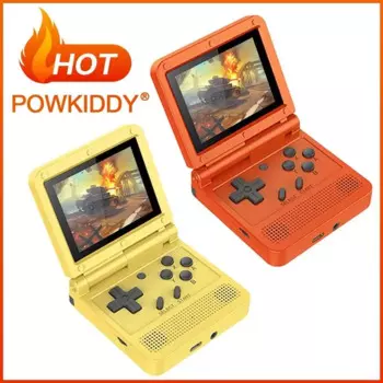 Портативная игровая консоль POWKIDDY V90, 3,0 дюйма, 500/3000 классических игр