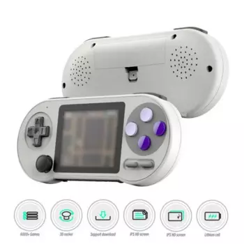 Портативная игровая консоль с 3-дюймовым IPS экраном, портативная игровая консоль со встроенными 10000 + играми, Ретро ТВ, игровой плеер с AV выходом