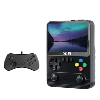 Портативная игровая консоль X9, 3,5 дюйма, 10000 игр, двухплееры, 6000 мАч, с функцией Power Bank для симуляторов GBA NES 11, прочный C
