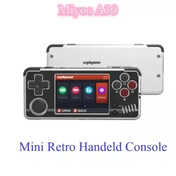 Портативная игровая мини-консоль MIYOO A30, 2,8 дюйма, открытая система, видеоигры A30 в ретро стиле, карманные консоли, подарок для детей