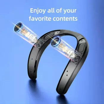 Портативная колонка с шейным креплением, Bluetooth 5,0, объемный звук, шейный ремешок, для игр на открытом воздухе, Hifi, встроенный микрофон, регулировка под разными углами