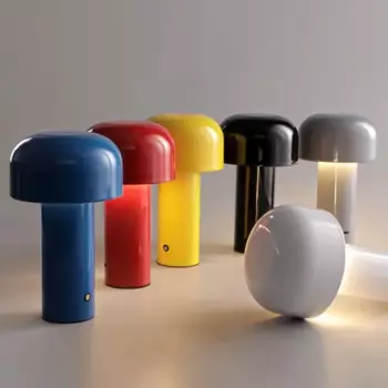 Портативная перезаряжаемая настольная лампа, USB, беспроводные прикроватные лампы, красочные трехцветные приглушаемые осветительные приборы для помещений