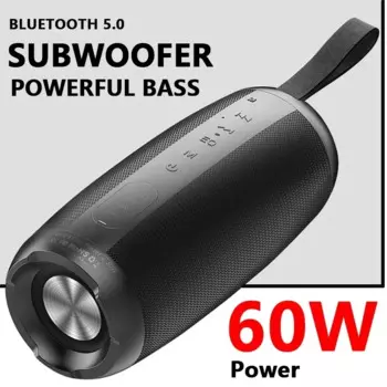 Портативная Водонепроницаемая Bluetooth-колонка, 60 Вт, с TF-картой