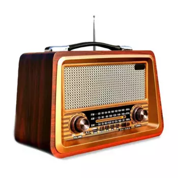 Портативное радио в стиле ретро, Беспроводная Bluetooth-колонка, стерео AM/FM-радиоприемник, плеер, USB TF AUX MP3, классический стиль