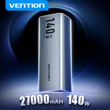 Портативное зарядное устройство Vention, 27000 мАч, 140 Вт