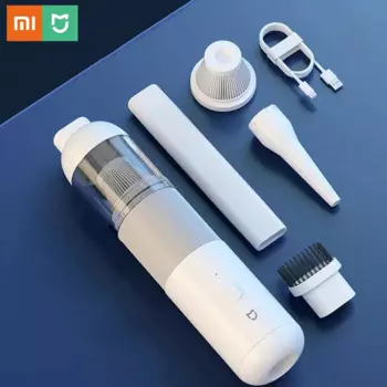 Портативный беспроводной мини-пылесос Xiaomi Mijia, 4000 па, Мощное всасывание, автомобильный беспроводной пылесос, робот, умный дом