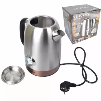 Портативный чайник из нержавеющей стали, 2200 л, 220 Вт