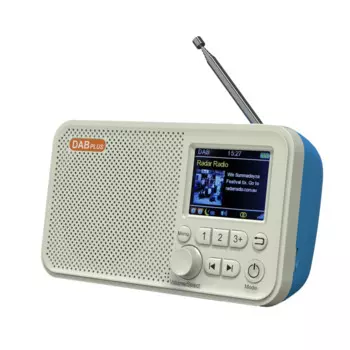 Портативный цифровой радиоприемник DAB/DAB + и FM с Bluetooth и TF картой, mp3-плеер, цветной ЖК-дисплей 2,4 дюйма