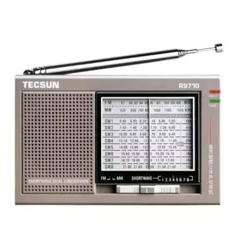 Портативный динамик FM MW SW с двойным преобразованием, радиоприемник мирового диапазона со встроенным портативным динамиком