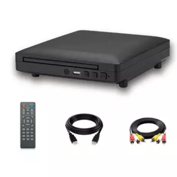 Портативный DVD-плеер Внешний USB и HDMI-совместимый порт поддержка CD VCD DVD-диск используется в домашних путешествиях RV европейская вилка