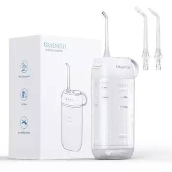 Портативный ирригатор для полости рта ORALNEED IPX7, Стоматологический Ирригатор с струей воды, перезаряжаемый ирригатор для полости рта для дома и путешествий, стиральная машина
