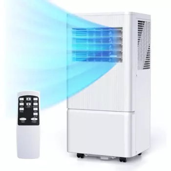 Портативный кондиционер Air Choice, комната BTU 8000 до 350 кв. футов, таймер 24 часа, тихий блок переменного тока 3-в-1, как стандартный вентилятор