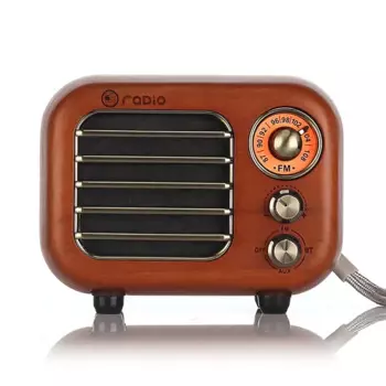 Портативный Перезаряжаемый FM-радиоприемник, Bluetooth-динамик, поддержка TF-карт