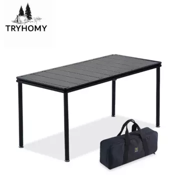 Портативный стол для кемпинга Tryhomy, легкий складной стол из алюминиевого сплава для пикника