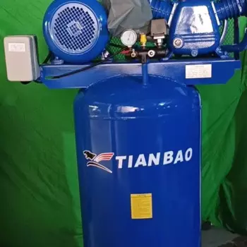 Портативный вертикальный воздушный компрессор TIANBAO W-0.9/8-300 л