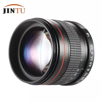 Портретный объектив JINTU с ручной фокусировкой 85 мм F1.8 для камер Canon EOS T5i T4i T3i T2i T1i XTi XS 750D 5DII 5D3 5DIV 7DII 6DII