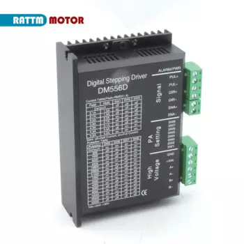 Пошаговый двигатель RATTM DM556D, цифровой шаговый двигатель, 24-50VDC 5.6A/256 Microstep Для CNC Nema23 шаговый двигатель