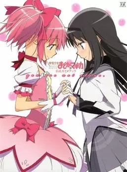 Постер аниме Puella Magi Madoka Magica на холсте