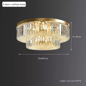 Потолочная люстра NORMICHY 2024 LED золотого цвета