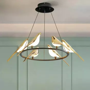 Люстра LOVING LAMPA Птица Золотая