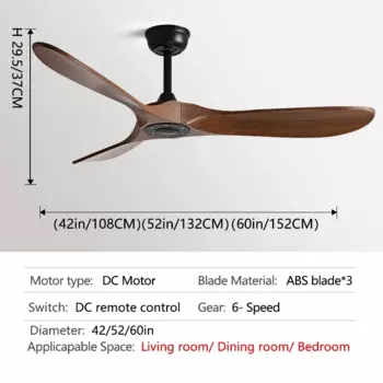 Потолочный вентилятор INTELLIGENT FAN 42/52/60 дюймов