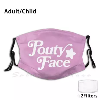Pouty Face смешная печать многоразовый фильтр Pm2.5 маска для лица Pouty Face Addison Rae для вас для танцев