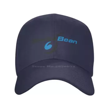 Повседневная джинсовая бейсболка с принтом логотипа Black Bean