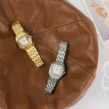 Повседневные роскошные квадратные женские часы, классические простые модные брендовые женские кварцевые женские наручные часы со стальным ремешком, женские часы