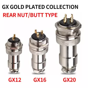 Позолоченная авиационная розетка T & I Gx16/Gx12/Gx20, штекерные и гнездовые разъемы 2p/3/4/5/6/7/8/9/10/12/14/15, контакты кабельный разъем