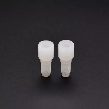 PP PTFE пищевой пластик заглушка для 1/4-28 M6 неиспользуемые порты на многопортовых клапанах или коллекторах в микрожидкостной системе